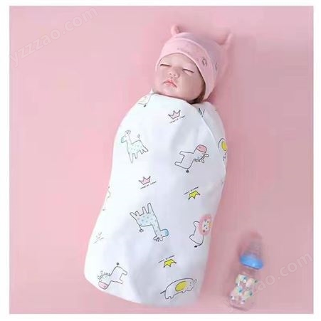 新生婴儿包单初生宝宝产房纯棉包巾包被夏季薄款襁褓裹布抱被用品